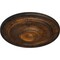 Ekena Millwork Classic Ceiling Medallion (For Canopies up to 5 1/2"), Hand-Painted Rust, 21 7/8"OD x 2 3/8"P CM22CLRUS - alternate 3